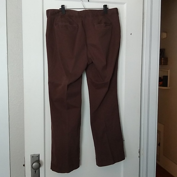 Old Navy brown bootcut khakis - Picture 3 of 3